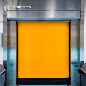 <span class=keywords><strong>Porte</strong></span> à fermeture éclair industrielle EVERBESTEN à grande vitesse avec rideau flexible et fonction de récupération automatique pour utilisation en zone propre - Product Image 1