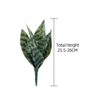 Planta Artificial de <span class=keywords><strong>Sansevieria</strong></span> con Hojas Verdes de Imitación de Serpiente CL20002 para Decoración de Interiores de Oficina <span class=keywords><strong>en</strong></span> Casa, Regalos de Inauguración - Product Image 6