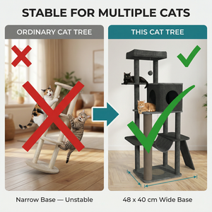 豪华环保圣诞猫塔多层剑麻抓板猫屋室内大型猫窝毛绒柔软 - Product Image 5