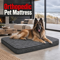 Orthopädische Hundematratze mit Gepolstertem Rechteckigem Design und Waschbarem Bezug für Importeure und Händler