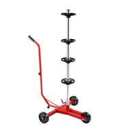 Pneu de porte-pneu mobile sans poignée personnalisé 4 pneus jusqu'à 225mm Type de démantèlement complet en usine de Chine
