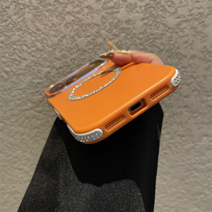 เคสโทรศัพท์กันกระแทกแบบแม่เหล็ก ขอบเพชร กลิตเตอร์ สำหรับ iPhone 17 16 15 Pro Max  ฝาหลังโลหะด้าน สีสันสดใส ป้องกันกล้อง - Product Image 6