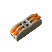 Xinsheng Schnellverbinder für Kabel 222 SPL-2 2-Wege Gerader Spleißverbinder Push-Wire-Verbinder
