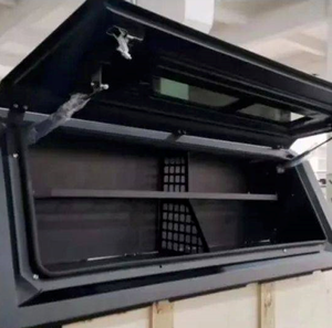 Système de cuisine de camion de luxe pliable avec couvercle supérieur rigide et boîte de rangement en acier en aluminium durable conception de tente de voiture - Product Image 3