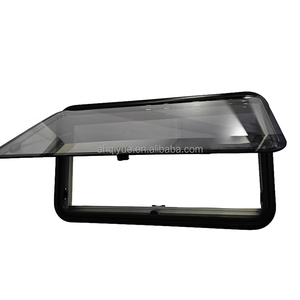 Ventanas enrollables E-mark de calidad superior para remolque de autocaravana de vidrio acrílico de doble panel - Product Image 1