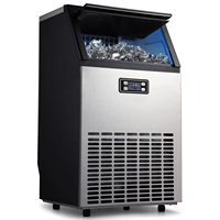 Machines à glace automatiques 55 kg/24 h, machine à fabriquer des blocs de glace commerciaux, machine à fabriquer des glaçons pour la maison