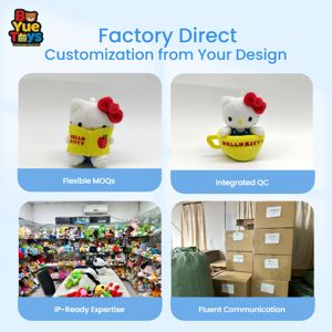 Креативные новые мягкие плюшевые игрушки Sanrio: кролик, кошка, животные. Мини-игрушки для торговых автоматов и кран-машин с брелоками. - Product Image 3