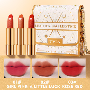 Sets de Maquillaje Cosmético, Brillo Labial de 3 Colores, Hidratante, Impermeable, de Larga Duración, Caja de Lápices Labiales para Mujeres, Belleza de Labios - Product Image 5