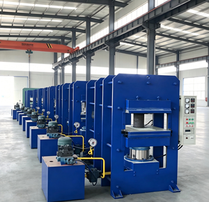 เครื่องอัดไฮดรอลิกอุตสาหกรรมสำหรับวัลคาไนซ์ยางแบบอัตโน<span class=keywords><strong>ม</strong></span>ัติ พร้อ<span class=keywords><strong>ม</strong></span>ระบบควบคุม PLC และมอเตอร์ ให้ผลผลิตสูง - Product Image 3