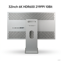 Monitor de Pantalla IPS Retina de 32 Pulgadas, 6K HDR600, Aluminio, Pantalla Vertical, DP para Laptop/Escritorio, Fotografía, Juegos, 100% SRGB, Nuevo