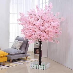 Grand arbre <span class=keywords><strong>de</strong></span> fleurs <span class=keywords><strong>de</strong></span> pêcher <span class=keywords><strong>de</strong></span> luxe <span class=keywords><strong>haut</strong></span> <span class=keywords><strong>de</strong></span> <span class=keywords><strong>gamme</strong></span> simulé décoration extérieure intérieure pour hôtels centres commerciaux haute plante artificielle - Product Image 5