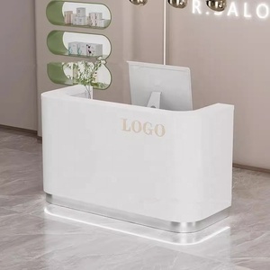 Comptoir de réception moderne et simple, petit comptoir de caisse, comptoir de bar pour salon de beauté, magasin de vêtements, réception d'entreprise, comptoir de caisse - Product Image 2