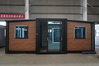 Maisonnette préfabriquée mini de 20 pieds sur roues, kit de cabane en bois moderne, bâtiment de jardin, maison conteneur préfabriquée