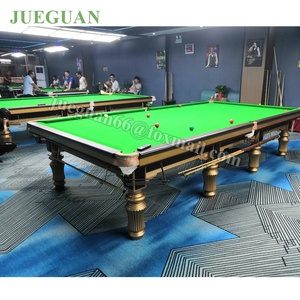 Table de <span class=keywords><strong>billard</strong></span> de snooker sur mesure de 12 pieds avec poches en cuir et coussinets en acier, plateau en ardoise en bois massif, qualité tournoi, table de <span class=keywords><strong>billard</strong></span> 8 boules - Product Image 4