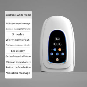 Mini <span class=keywords><strong>airbag</strong></span> électrique pression main masseur doigt Plam Compression chaude Relaxation outil de Massage Relax main soulagement de la douleur masseur - Product Image 2