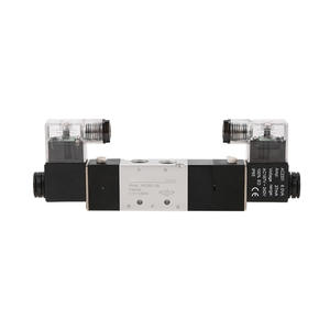 Vanne pneumatique à solénoïde double à trois positions et cinq voies Airtac 4V230-08 DC24V, haute température AC220V, média gazeux, personnalisable OEM - Product Image 1