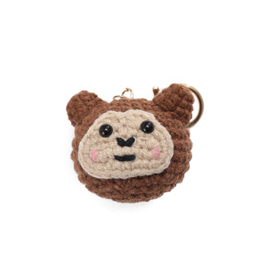 Porte-clés poupée en laine crochetée style dessin animé, pendentif mignon pour sac et vêtements, boucle de suspension, décoration de voiture, accessoires en gros 31cm-50cm - Product Image 5
