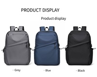 Sac pour ordinateur portable mode urbaine décontractée avec port USB sac étanche multifonctionnel sac à dos personnalisé pour ordinateur portable pour études voyages affaires