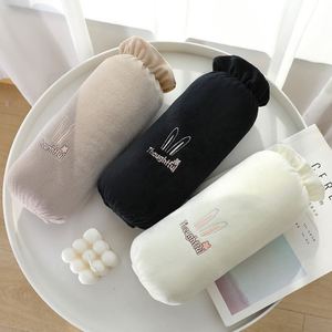 Novedad 2026: Guantes de manga larga de terciopelo de cristal con bordado de dibujos animados, antiincrustantes, para oficina, otoño-invierno, para mujer. - Product Image 1