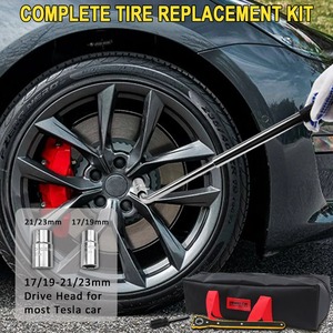 Kit de cric à ciseaux <span class=keywords><strong>3</strong></span> tonnes pour <span class=keywords><strong>Tesla</strong></span> <span class=keywords><strong>Model</strong></span> Y <span class=keywords><strong>3</strong></span> S X avec patins de cric en caoutchouc et clés en L, outil de <span class=keywords><strong>changement</strong></span> de pneus - Product Image 6