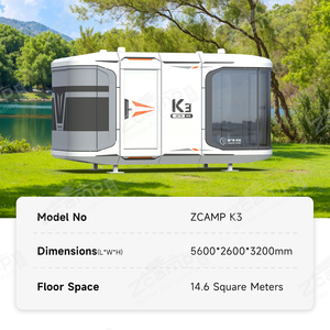 Zcamp K3 Cápsula directa de fábrica Diseño creativo Atracción turística Prafab Hotel Container Tiny <span class=keywords><strong>Villa</strong></span> prefabricada - Product Image 2