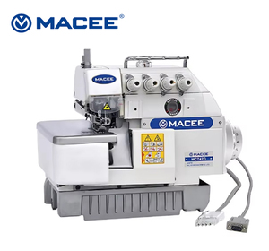 Máquina de Coser Overlock Industrial de Alta Velocidad con Cama Cilíndrica, Accionamiento Directo y 3/4/5 Hilos - Product Image 1