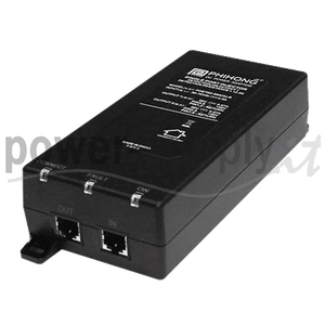 โมดูลอินเจคเตอร์ Phihong PoE Midspan 75W 1 พอร์ต 48V DC สำหรับติดตั้งบนโต๊ะหรือผนัง - Product Image 1