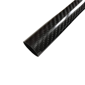 Tabung poros serat karbon Diameter besar 3k hitam Maxi Tech lampu dinding polos lampu disesuaikan dimensi permukaan fitur warna - Product Image 5
