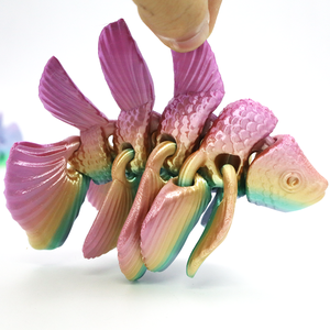 Figurines de baleines imprimées en 3D tendance, jouets et ornements créatifs articulés pour cadeaux et décoration intérieure, transfrontalier - Product Image 4