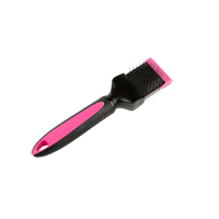 Brosse à poils doux et fermes pour toilettage de chiens, brosse à poils doux et fermes pour chiens, simple ou double face, avec des broches longues en acier inoxydable