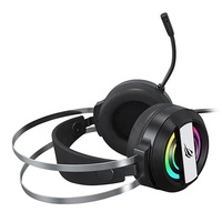 H2026D Havit Auriculares Gamer con Diadema de Doble Cabeza, Auriculares con Cable, Audífonos Gamer USB para PC
