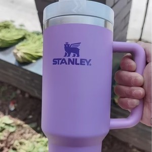 Hot Bán 40Oz Sẵn Sàng Để Tàu Chân Không Cốc Thép Không Gỉ Cách Điện Cốc Cà Phê Với Xử Lý Và Rơm Cho Ngoài Trời Touring Xe Sử Dụng - Product Image 2