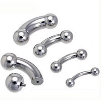Bijoux de piercing corporel pour homme Piercing Prince Albert et Ampalang en acier inoxydable pour mariage et fiançailles