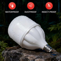 Ampoule LED SMD 2835 30W de haute qualité avec circuit imprimé PBT+PC T018, culot B22/E27, télécommande AC, lumière super brillante