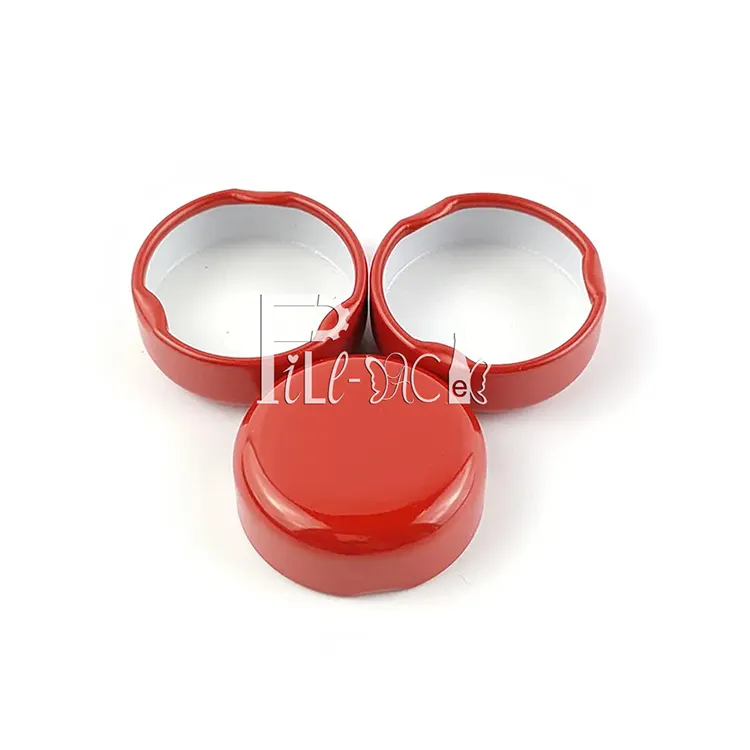 Tapón de rosca de Metal para botella de vidrio, tapón de rosca giratorio personalizado de 38mm, 43mm, 48mm, 53mm, 58mm, 63mm, 70mm y 82mm