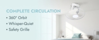 Ventilador de Techo Orbit de 16 Pulgadas, de Alta Eficiencia Energética, Silencioso, con Movimiento Oscilante, Precio Económico, Venta Directa de Fábrica