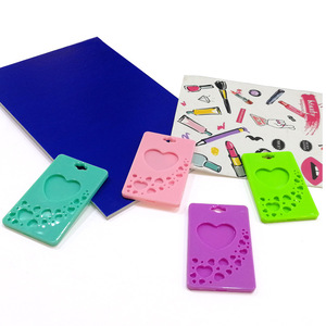 Hongzun Photo Frame Acrylic Bus Card Holder 10x6.3 Cm Korean Style Cute Pattern Silk Screen Printing Unisex - Product Image 5