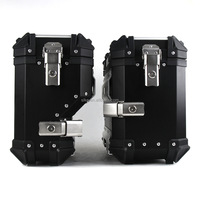 Boîte latérale de moto SLKE en alliage d'aluminium, étanche, anti-chute, 38L, verrouillage rapide, R1200GS R1250GS ADV, dissimule le tuyau d'échappement