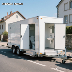Baño Móvil con Construcción Duradera, Totalmente Equipado, Remolque de Baño Portátil - Product Image 2