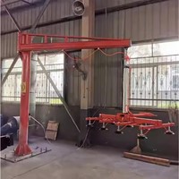 Máquina de carga de corte por láser, esparcidor voladizo motorizado, ventosa de vacío, elevador de succión de brazo único, placa de acero