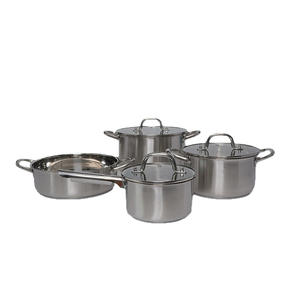 Juego de Utensilios de Cocina de Acero Inoxidable con Tapas de Vidrio, Compatible con Inducción, Mango Resistente al Calor, Olla para Salsas, Sopa, Leche, Sartén - Product Image 5