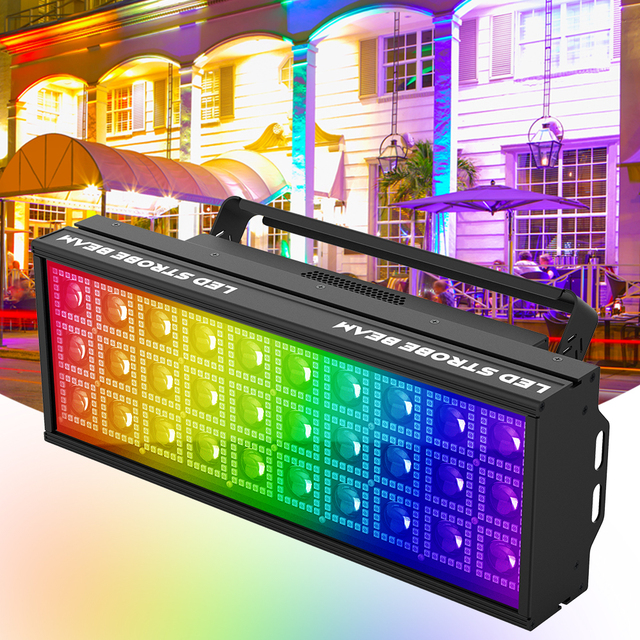400W LED Matrix Strobe Light 30x10W COB DMX512 13CH 16CH 23CH 25CH 51CH 120CH 128CH RGBW Mixing for Stage DJ Concert Show
