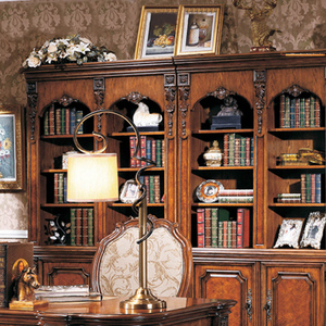 Moderno Mueble de Exhibición Modular de Madera Maciza Personalizable para Oficina en Casa, Elegante Librería de Madera Maciza para Sala de Estar y Dormitorio - Product Image 2