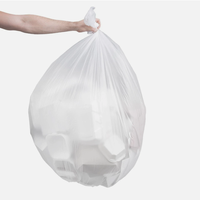 Sacs poubelles en plastique HDPE/LDPE à fermeture étoile personnalisables au prix d'usine