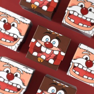 Petits accessoires exquis, boîte d'emballage de bonbons de Noël mignonne et colorée, personnalisable selon les besoins. - Product Image 4