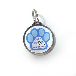 13.56mhz NTAG213 NFC <span class=keywords><strong>ID</strong></span> 배지 스마트 태그 독특한 <span class=keywords><strong>QR</strong></span> 에폭시 교수형 방수 내구성 RFID 애완 동물 태그 - Product Image 5