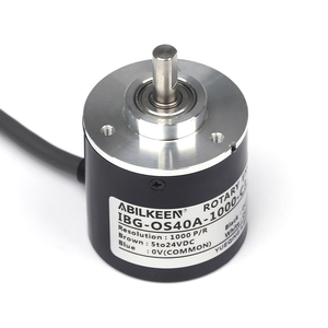 Enkoder putar inkremental 40MM OD E6B2 6MM, enkoder putar listrik poros padat 10 ~ 5000 PPR untuk peralatan otomatisasi CNC - Product Image 4