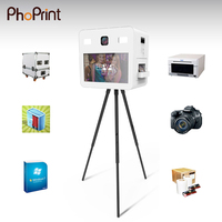 Kiosque d'impression photo numérique autonome, borne photo en libre-service compatible avec toutes les caméras