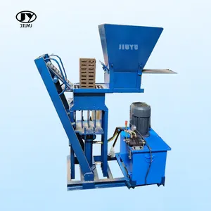Mesin produksi bata rantai tanah liat JIUYU mesin pembuat bata efisien mesin listrik atau mesin diesel