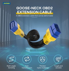 Autel — câble d'extension Flexible pour voiture, câble mâle-femelle, OBD2, 60CM, pour <span class=keywords><strong>Easydiag</strong></span>/THINKDIAG/THINKDRIVER/ELM327 - Product Image 3